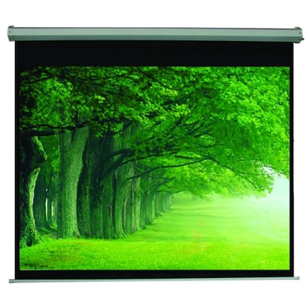 Tygerclaw 100 in. Noiseless Motorized Projector Screen - Black PM6302